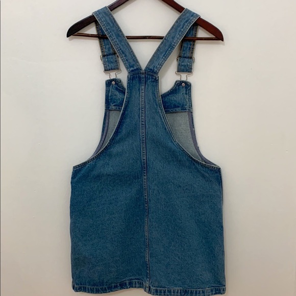 Denim Overall Dress - Picture 4 of 7